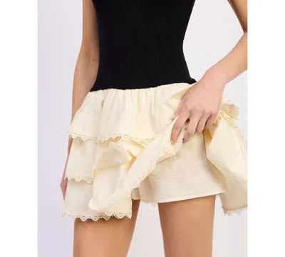 En Saison Piper Romper In Black