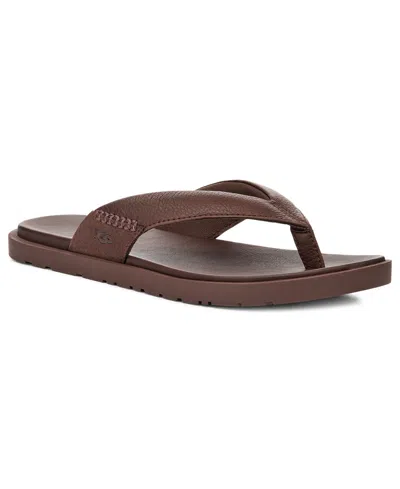 Ugg Seaside Flip Flops In Brown