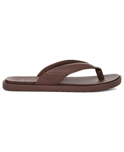 Ugg Seaside Flip Flops In Brown