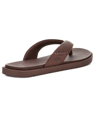 Ugg Seaside Flip Flops In Brown