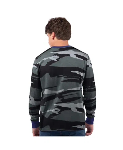 Starter Men's Gray Baltimore Ravens Thursday Night Gridiron Long Sleeve T-shirt In Multi