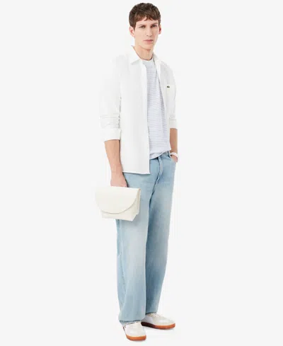 Lacoste Striped Round-neck T-shirt In Multi