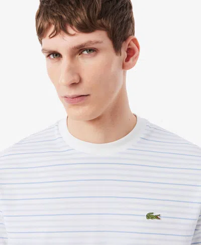 Lacoste Striped Round-neck T-shirt In Multi