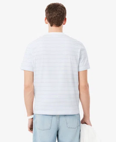 Lacoste Striped Round-neck T-shirt In Multi