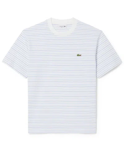 Lacoste Striped Round-neck T-shirt In Multi