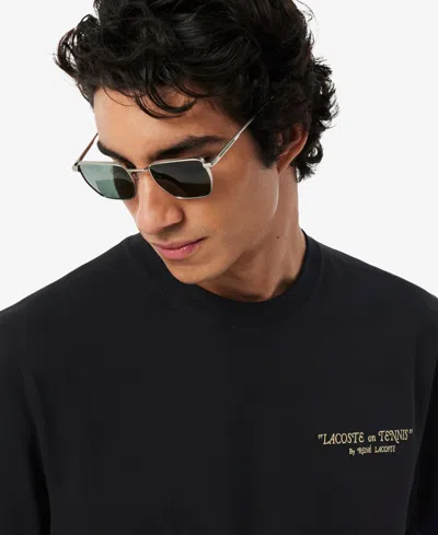 Lacoste T-shirt In Black
