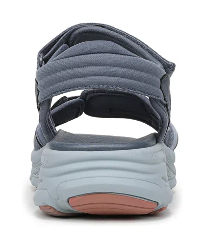 Ryka Wide Width Devotion Max Sandal In Blue