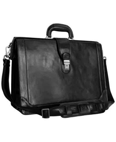 Mancini Men's Litigator Medium Briefcase In Black