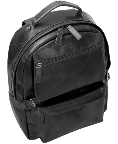 Mancini Men's Zippered Backpack In Black
