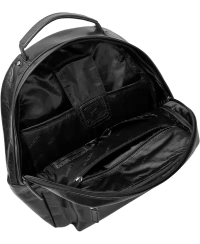Mancini Men's Zippered Backpack In Black
