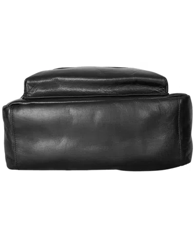 Mancini Men's Zippered Backpack In Black