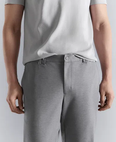 Mango Comfort Stretch Chinos In Gold