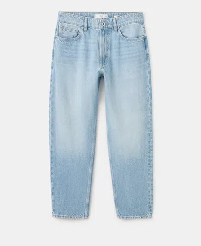 Mango Sammy Cropped Carrot-fit Jeans Light Blue
