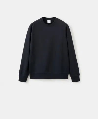 Mango Men's Cotton Regular-fit Sweatshirt In Blue