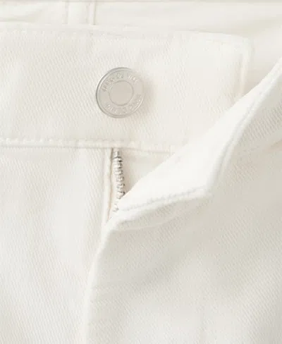 Mango Jan Slim Fit Jeans In White
