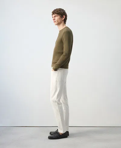 Mango Jan Slim Fit Jeans In White