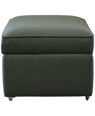 Macy's Corine 19.8" Rectangular Storage Bench In Green