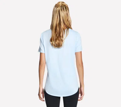 Skechers Go Dri Swift Tee In Blue