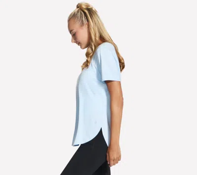 Skechers Go Dri Swift Tee In Blue