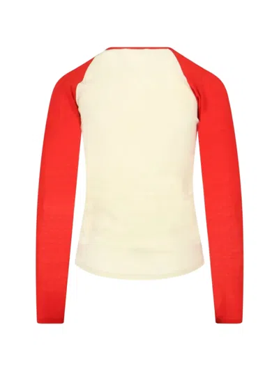 Auralee Raglan-sleeve T-shirt In Multi