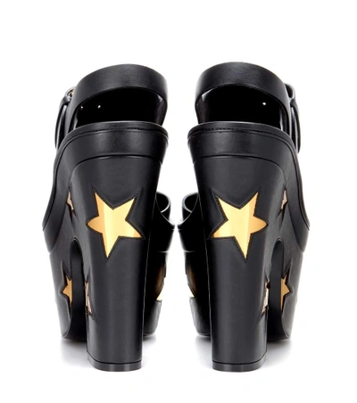 Shop Stella Mccartney Embellished Platform Sandals In Black