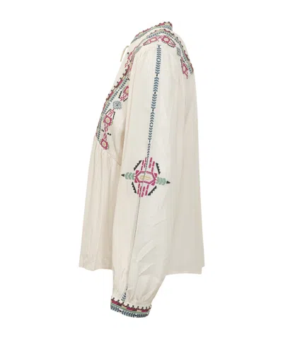 Bash Embroidered Details Shirt In Brown