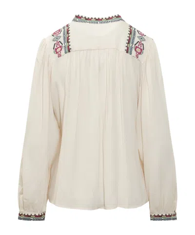 Bash Embroidered Details Shirt In Brown