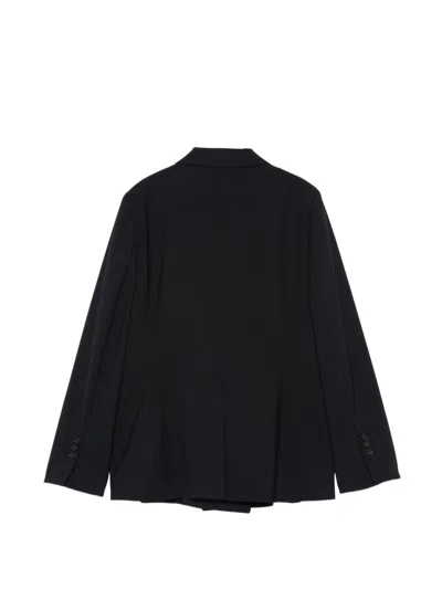 Seventy Double-breasted Blazer In Black