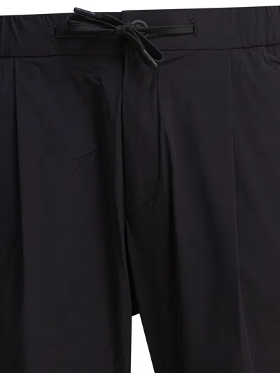 Herno Drawstring Casual Pants In Black