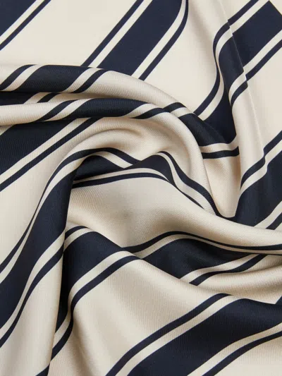 Max Mara Rectangular Scarf In Blue