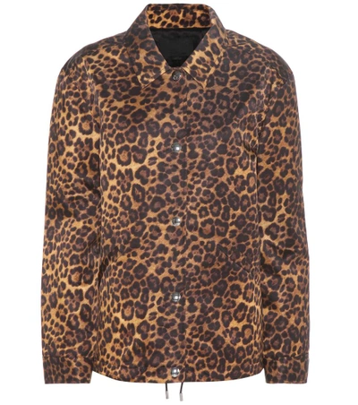 Shop Alexander Wang Leopard Printed Jacket