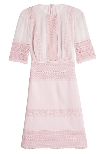 Giambattista Valli Dress With Embroidered Trim In Pink