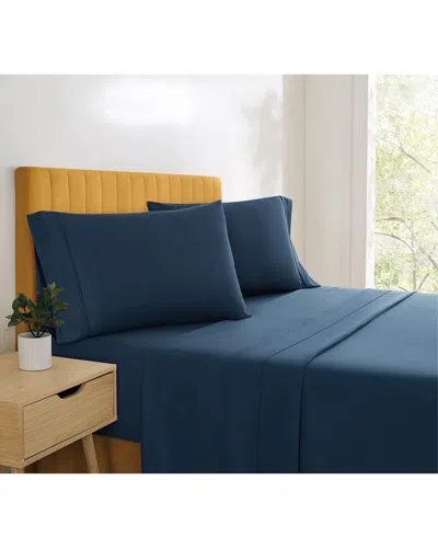 Simmons Essential Solid Sheet Set In Blue