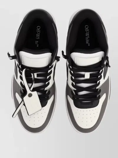 Off-white Leather Low-top Sneakers In White