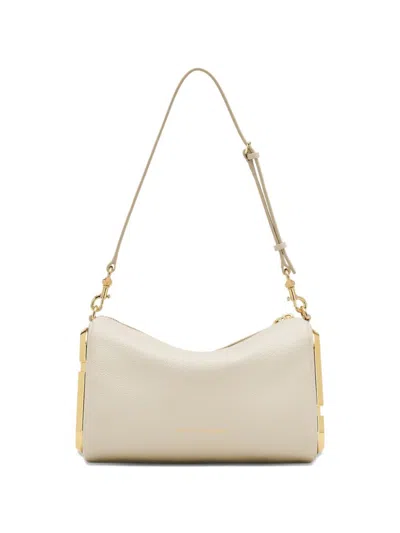 Marc Jacobs Leather Shoulder Bag Adjustable Detachable Strap In Neutral