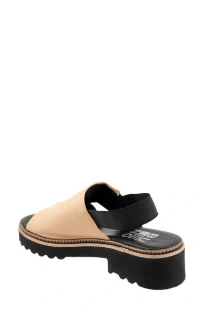 Bueno Amy Slingback Platform Sandal In Brown