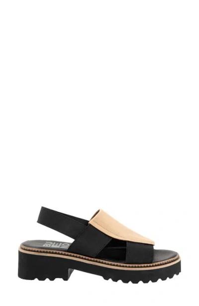 Bueno Amy Slingback Platform Sandal In Brown