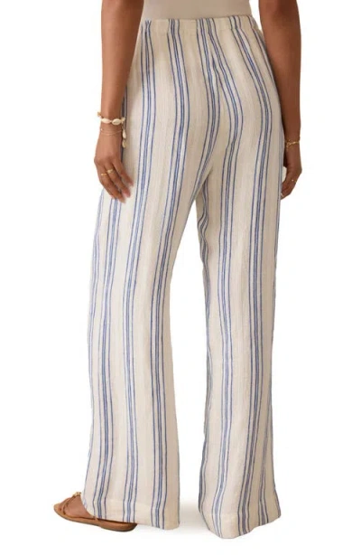Faherty Palma Linen Stripe Drawstring Pants