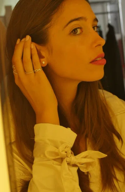 Bony Levy 3.00 Yg Stud In White