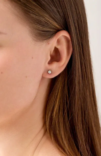 Bony Levy Diamond Stud Earrings In Metallic