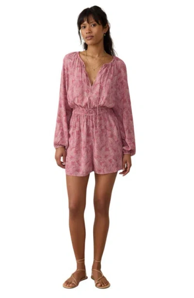 Faherty Kai Long Sleeve Romper