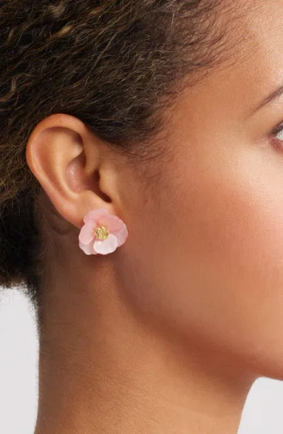 Nordstrom Floral Statement Stud Earrings In Pink