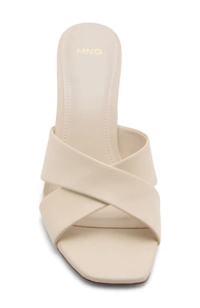 Mango Block Heel Sandal In Multi