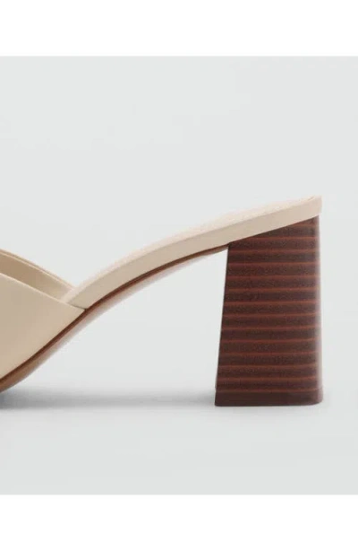 Mango Block Heel Sandal In Multi