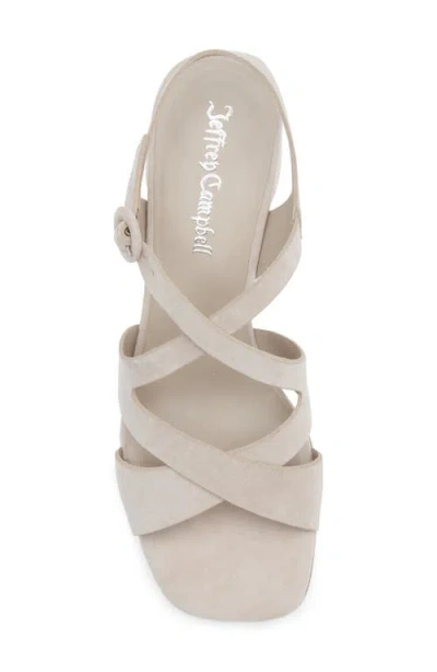 Jeffrey Campbell Rayet Strappy Block Heel Sandal In Multi