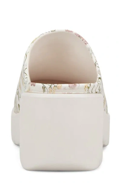 Hunter Anika Floral Waterproof Clog In White