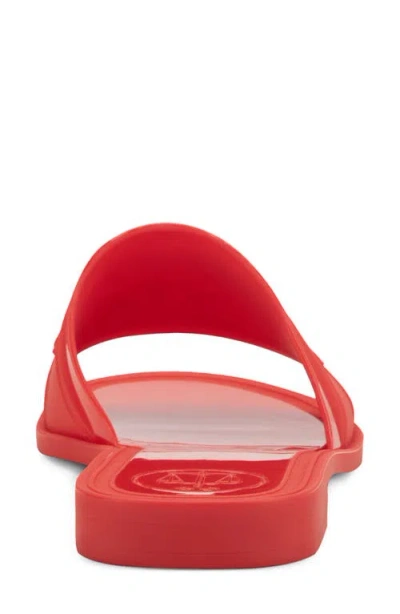 Hunter Marina Slide Sandal In Red