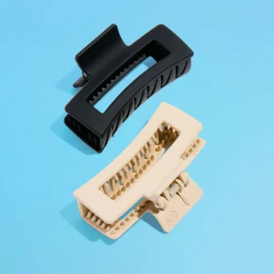Gimme Beauty Rectangle Extra Grip Claw Clip In Multi
