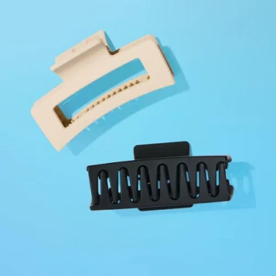 Gimme Beauty Rectangle Extra Grip Claw Clip In Multi