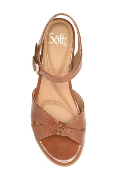 Söfft Summer Slingback Platform Wedge Sandal In Multi